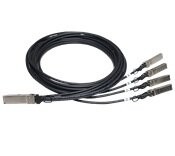 HPE JG331A X240 40G QSFP+ to 4x10G SFP+ 5m Direct Attach Copper Splitter Cable