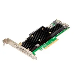 eHBA 9620-16i Tri-Mode Storage Adapter Enable endless design flexibility with Tri-Mode connectivity and maximum performance benefits with x8, PCIe 4.0 eHBA