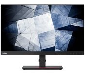 Lenovo 61F5GAR1AU ThinkVision P24Q-20 23.8IN QHD(16:9) HT ADJUST TILT SWIVEL PIVOT IN(HDMI+DP+USB-B) OUT(DP+AUDIO) CABLES(DP+USB-A TO USB-B) 3YR