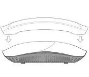 Aruba JW076A 325-CVR-20 20-pk for AP-325 with Holes for LED Indicators White Non-glossy Snap-on Covers