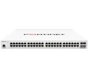 Fortinet FS-448D-POE FortiSwitch-448D-POE Layer 2/3 FortiGate switch controller compatible PoE+ switch with 48 x GE RJ45 ports, 4 x 10 GE SFP+, with automatic Max 370W POE output limit