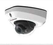 Fortinet FCM-MD50B 5 Megapixel Fixed Mini Dome IP Camera, 30m IR LED, 2.8mm fixed lens, 1x 10/100 port with 802.3af PoE, Indoor/Outdoor Use, Rated IP66