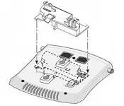 Aruba JW057A RAP-100-MNT RAP-100 Series AP Wall and Ceiling Mount Kit