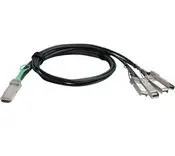 HPE JG330A X240 40G QSFP+ to 4x10G SFP+ 3m Direct Attach Copper Splitter Cable