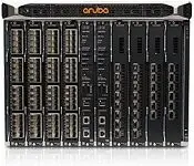 Aruba JL376A 8400 Bundle includes: 8400 8-slot chassis bundle (JL375A), 1 x Management Module, 3 x Power Supplies, 2 x 8400X Fabric Modules, 1 x 32-port 10G Module, 1 x 8-port 40G Module