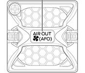 Juniper EX4100-FAN-AFO Ex4100 Front-To-Back Fan