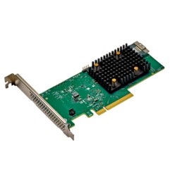 MegaRAID 9560-16i PCIe 4.0 RAID controller increases performance and maximizes design flexibility with Tri-Mode connectivity and NVMe devices