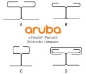 Aruba Q9G71A AP-MNT-MP10-D Campus AP mount bracket kit (10-pack) type D:solid surface