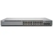 Juniper EX3400-24P-TAA Ex3400 Taa 24-Port 10/100/1000Baset Poe+, 4 X 1/10G Sfp/Sfp+, 2 X 40G Qsfp+, Redundant Fans, Front-To-Back Airflow, 1 Ac Psu Jpsu-600-Ac-Afo Included (Optics Sold Separately)
