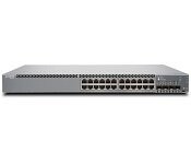 Juniper EX3400-24T-TAA Ex3400 Taa 24-Port 10/100/1000Baset, 4 X 1/10G Sfp/Sfp+, 2 X 40G Qsfp+, Redundant Fans, Front-To-Back Airflow, 1 Ac Psu Jpsu-150-Ac-Afo Included (Optics Sold Separately)